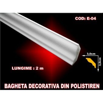 Bagheta din polistiren E-04